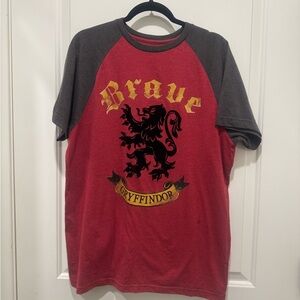 Brave Gryffindor Mens The Wizarding World Of Harry Potter T-Shirt Size L